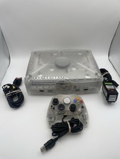 Microsoft Original X Box Crystal Clear Edition com Cabos e Controle OEM TESTADO comprar usado  Enviando para Brazil