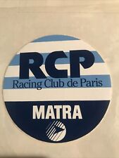 Matra racing sticker d'occasion  Expédié en Belgium