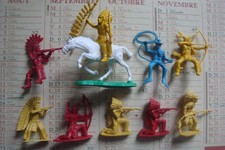 Soldat figurine indiens d'occasion  La Roche-Posay