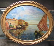 Ancien tableau ovale d'occasion  Lisieux