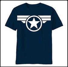 Usado, Camiseta Capitão América escudo super soldado inverno vingadores marvel quadrinhos Steve comprar usado  Enviando para Brazil