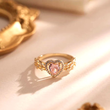 Heart cut pink for sale  CROYDON