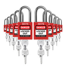 Candados seguridad lockout d'occasion  Expédié en Belgium
