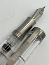 Caneta-tinteiro de enchimento a vácuo luxo caneta ponta fina V200 titânio Asvine fina comprar usado  Enviando para Brazil