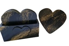 Wooden coasters heart for sale  COVENTRY