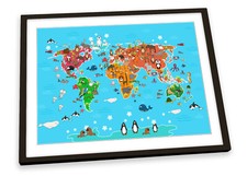 Map animals blue for sale  UK
