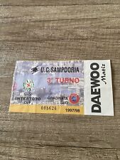 Biglietto sampdoria harelbeke usato  Monte San Pietro