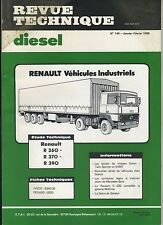 (1B)REVUE TECHNIQUE DIESEL RENAULT R360 - R370  R390 / PEGASO 9220/ IVECO 834004 comprar usado  Enviando para Brazil