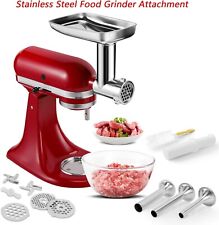 Moedor de carne e recheio de salsicha para batedeiras KitchenAid suporte aço inoxidável, usado comprar usado  Enviando para Brazil