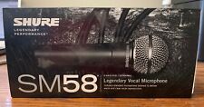 Microfone vocal dinâmico cardioide Shure SM58-LC, Ø: 2,01 x L: 6,38", 371,94 g comprar usado  Enviando para Brazil