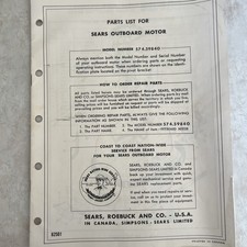 Vintage sears outboard for sale  Valparaiso