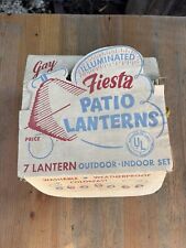 Lanternas de pátio vintage Fiesta para área externa/interna caixa original moldada de plástico, usado comprar usado  Enviando para Brazil