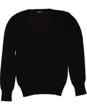 Usado, Suéter feminino RIFLE gola V Reino Unido 18 GG preto BC02 comprar usado  Enviando para Brazil