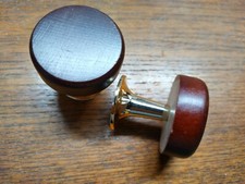 Mahogany stained knob for sale  MARKET DRAYTON