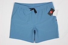 Shorts híbrido masculino Quiksilver cintura elástica à beira-mar 7" azul niágara comprar usado  Enviando para Brazil
