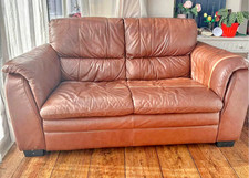 Luxury brown leather for sale  CHORLEY