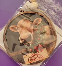 Wooden cow christmas for sale  Westerville