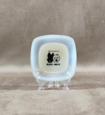 Cendrier Black & White Whisky en verre Made in France Vintage 1990 comprar usado  Enviando para Brazil
