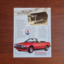 1985 maserati biturbo usato  Milano
