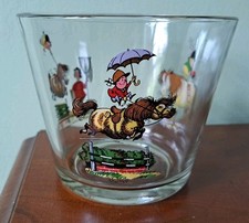 Thelwell PONY Tigela de Vidro Desenhos Animados Balde de Gelo Vintage Humor Equestre Cavalo comprar usado  Enviando para Brazil