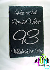 Schiefertafel namensschild tü gebraucht kaufen  Schauenburg