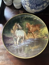 Assiette porcelaine décorativ d'occasion  Grandris