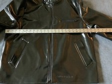Usado, Jaqueta de chuva preta masculina estilo motociclista Stutterheim comprar usado  Enviando para Brazil