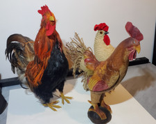 Rooster statues wooden for sale  Madison