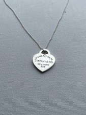 Tiffany heart necklace for sale  WORCESTER