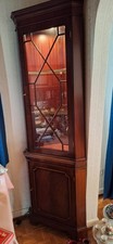 Eckvitrine mahagoni holz gebraucht kaufen  Hamburg