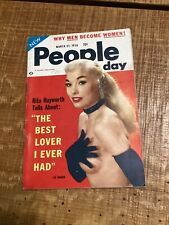 People Today Magazine March 21, 1956 Lee Sharon, Rita Hayworth, Barbara Nichols comprar usado  Enviando para Brazil