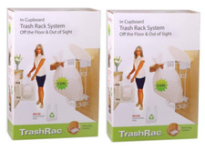 Cesto de lixo plástico branco TrashRac 82153 3 galões (2 caixas) comprar usado  Enviando para Brazil