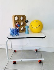 Vintage white tubular for sale  LEICESTER