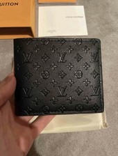 Usado, Black Embosses L.V. masculino Carteira com caixa comprar usado  Enviando para Brazil