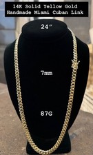 14k handmade cuban for sale  New York