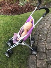 Foldable pram purple for sale  BURY ST. EDMUNDS