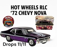 Pré-venda Hot Wheels RLC 72 Chevy Nova SS Spectraflame roxo comprar usado Pré-venda Hot Wheels RLC 72 Chevy Nova SS Spectraflame roxo comprar usado  Enviando para Brazil
