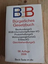Bürgerliches gesetzbuch 2006 gebraucht kaufen  Polch
