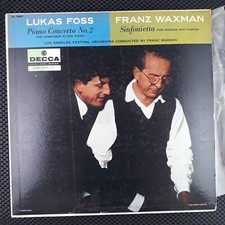 Usado, Piano Concerto No.2 / Sinfonietta For Strings And Timpani (DL 9889) Lukas Foss  comprar usado  Enviando para Brazil