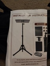 Suporte para tripé de chão projetor móvel suporte para laptop com bandeja altura ajustável comprar usado  Enviando para Brazil