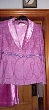 Designer pink suit for sale  SHREWSBURY