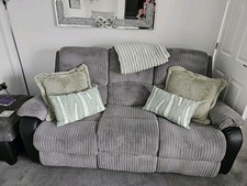 Grey recliner sofa for sale  SHREWSBURY