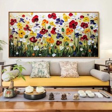 Pintura em tela de flores abstratas arte em tela pôsteres em tela gravuras pintura comprar usado  Enviando para Brazil