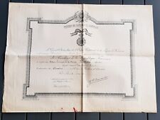 Diplôme médaille chevalier d'occasion  Toulon-