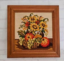Vintage stickbild blumen gebraucht kaufen  Oer-Erkenschwick