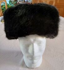 Black faux fur for sale  BRIGHOUSE