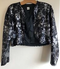 Black silver sequin for sale  ASHTON-UNDER-LYNE