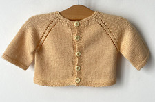 Gilet tricoté jaune d'occasion  Paris XV