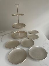 vintage cake stands 3 tier for sale  STOKE-ON-TRENT