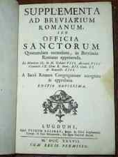 1737 supplementa breviarium usato  Tradate